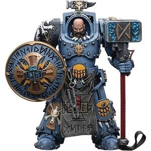1/18 Warhammer 40,000 Action Figure Space Wolve Arjac Rockfist Feirros(4.2 inch)